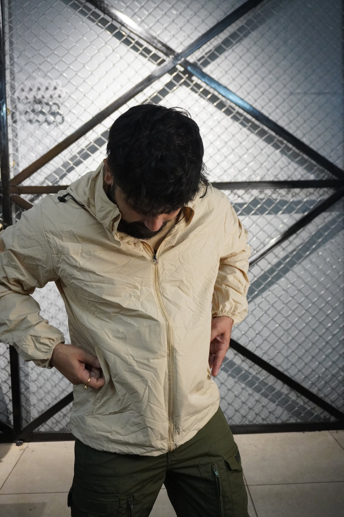 PROTAC SELF PACKABLE POUCH WINDCHEATER BEIGE