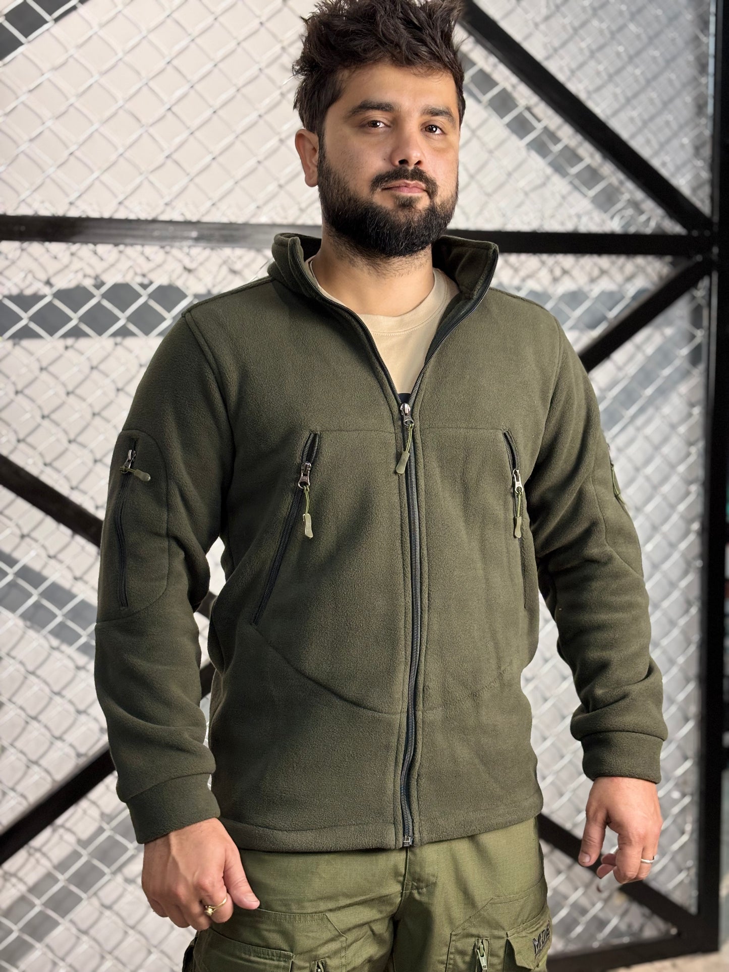PROTAC TACTICAL BONDED FLEECE JACKET Olive
