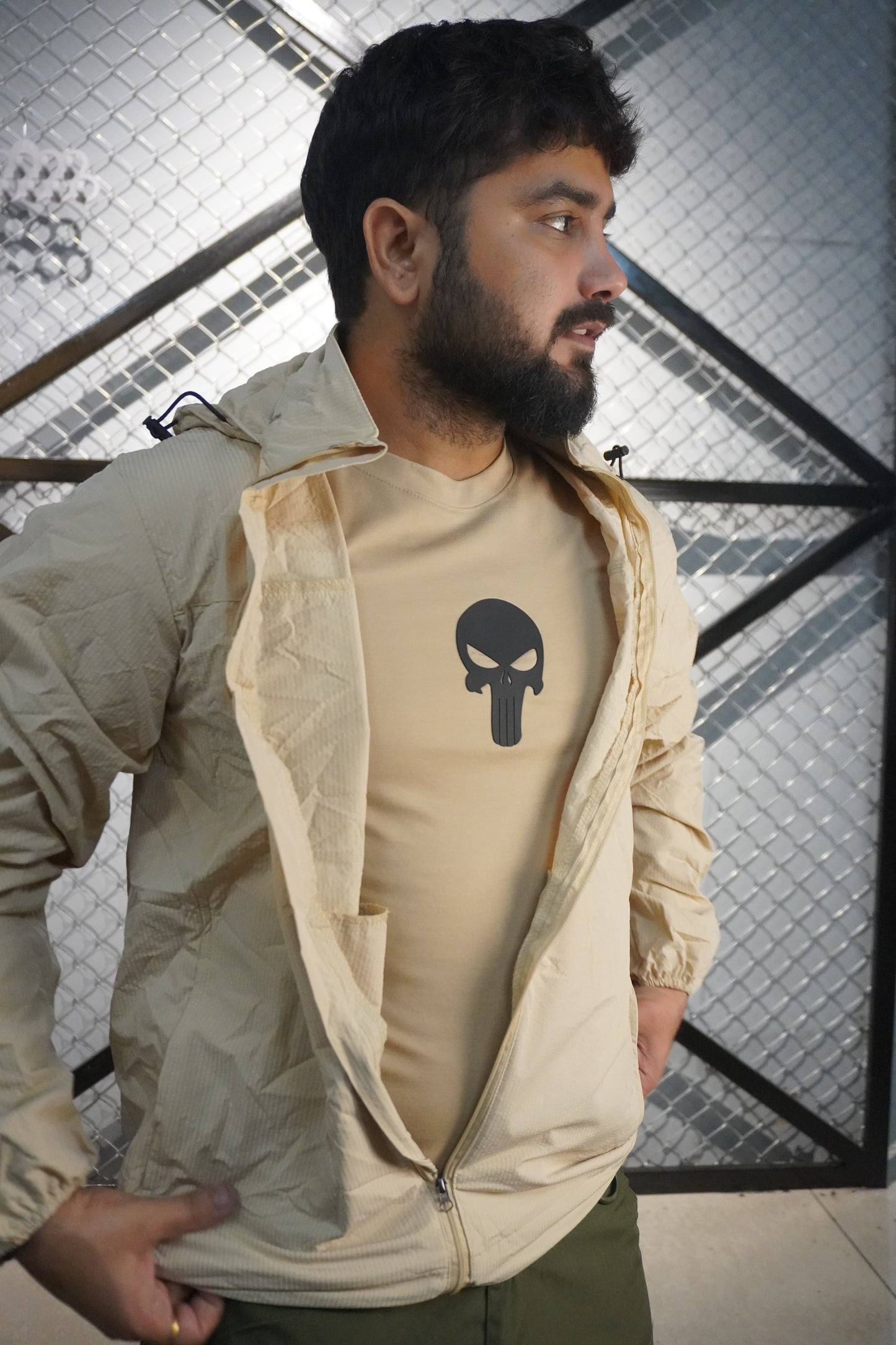 PROTAC SELF PACKABLE POUCH WINDCHEATER BEIGE