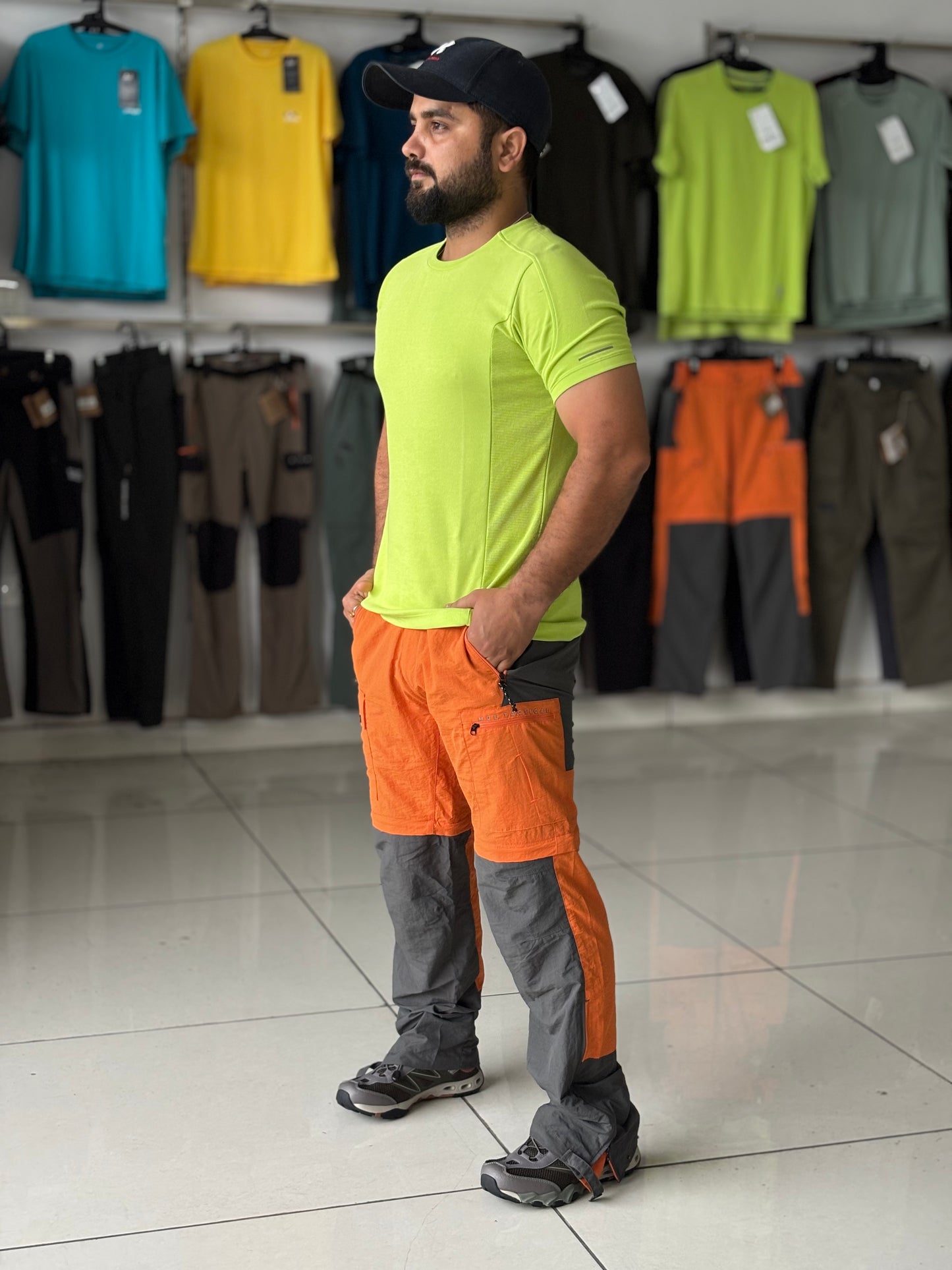 MDE Travel 2 in 1 pant orange