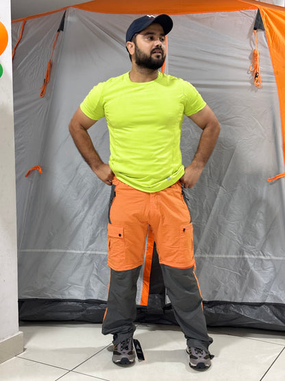 MDE Travel 2 in 1 pant orange