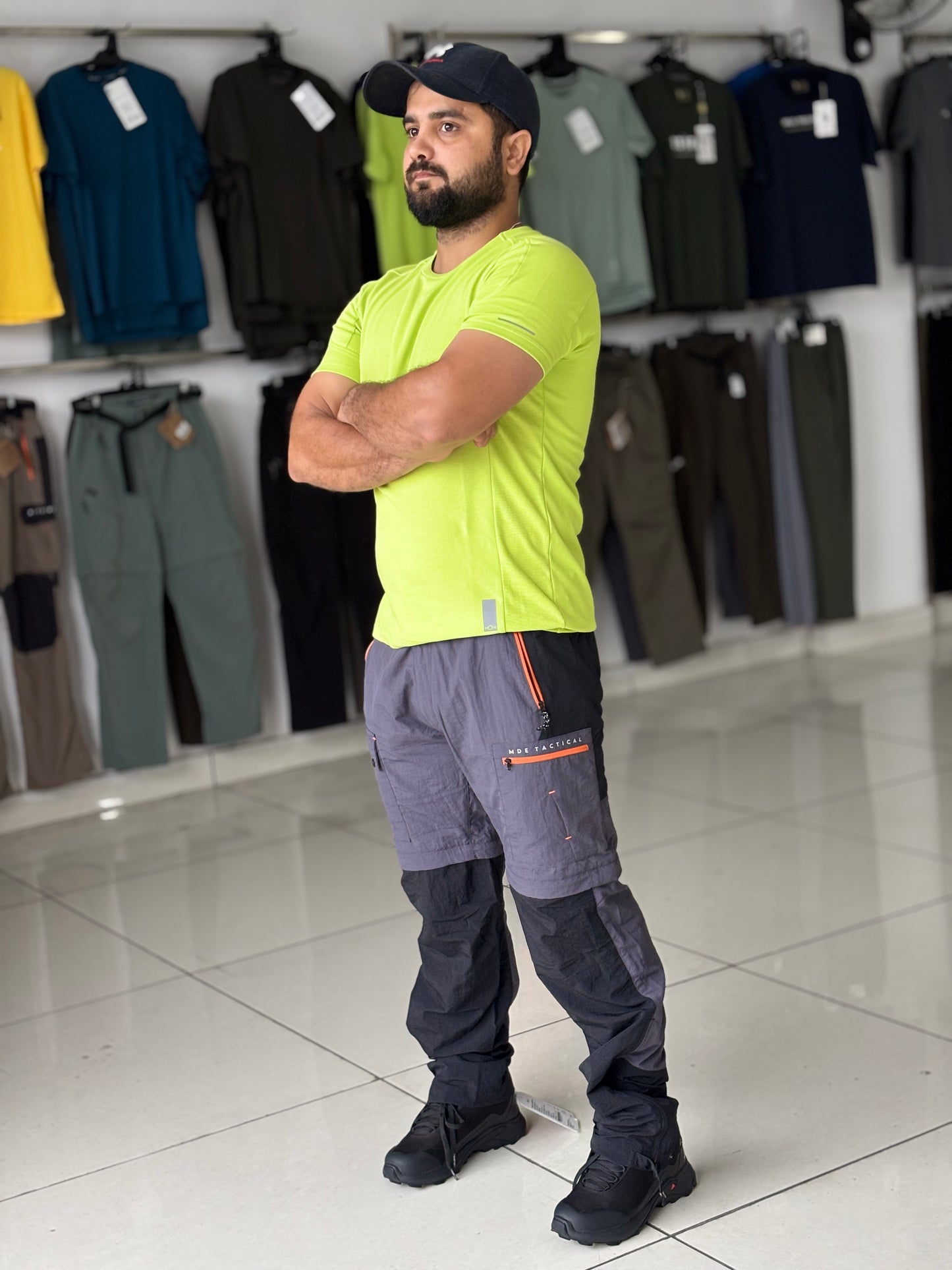 MDE Travel 2 in 1 pant grey