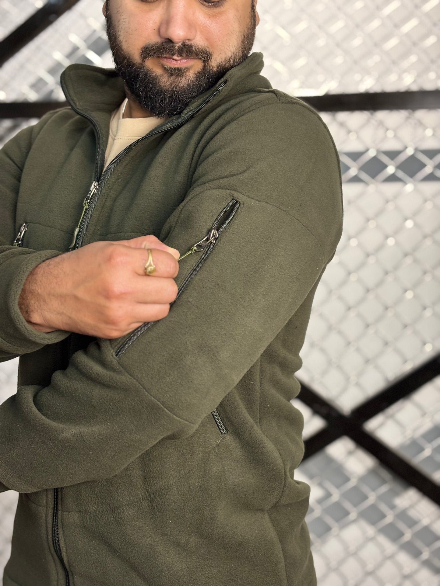 PROTAC TACTICAL BONDED FLEECE JACKET Olive