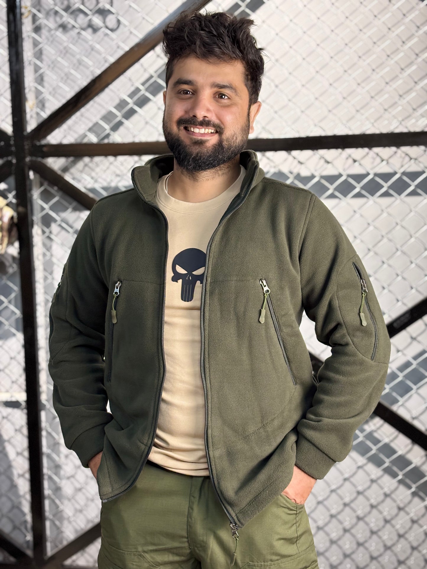 PROTAC TACTICAL BONDED FLEECE JACKET Olive