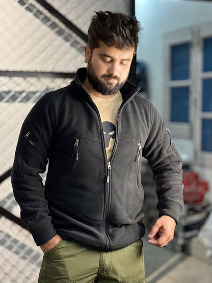 PROTAC TACTICAL BONDED FLEECE JACKET Black