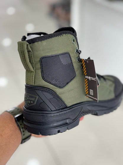 Rear-side view of PROTAC RAPTOR Hunter 2.0 boot with reinforced heel support
